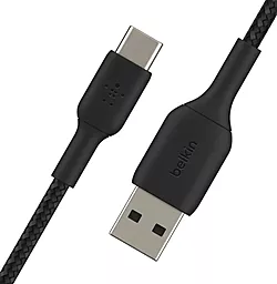 Кабель USB Belkin BRAIDED USB Type-C Cable Black (CAB002BT1MBK) - миниатюра 5
