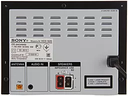 Колонки акустические Sony CMT-S20 Black - миниатюра 4