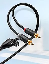 Аудио кабель Vention 2хRCA M/M 2 м cable black (BCMBH) - миниатюра 3