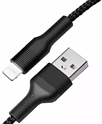 Кабель USB XO NB51 10w Lightning cable black