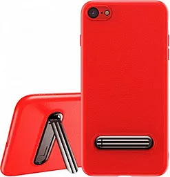 Чехол Baseus Happy Watching Supporting Apple iPhone X Red (WIAPIPHX-LS09)