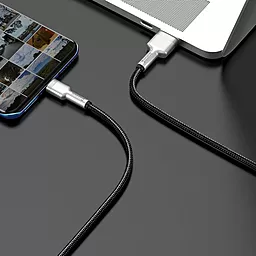 Кабель USB Baseus Cafule Series Metal 66w 6a USB Type-C cable black/silver (CAKF000101) - миниатюра 6