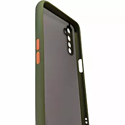 Чехол Bumper Matte для Xiaomi Redmi 12 4G Green/Orange - миниатюра 2