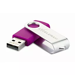 Флешка Exceleram 8GB P1 Series USB 2.0 (EXP1U2SIPU08) Silver/Purple