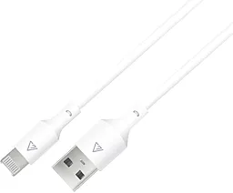 Кабель USB ACCLAB PwrX 20w 2.4a 1.2m Lightning cable white (1283126559549) - миниатюра 2