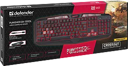 Клавиатура Defender Punisher GK-130DL USB (45130) Black - миниатюра 9