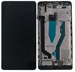 Дисплей Lenovo Vibe K5 Note, Vibe K5 Note Pro (A7020a40, A7020a48, K52e78) с тачскрином и рамкой, Black