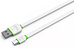 Кабель USB LDNio micro USB Cable White (LS13)
