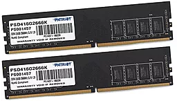 Оперативна пам'ять Patriot DDR4 2х8GB/2666 Signature Line (PSD416G2666K)