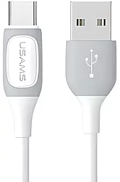 Кабель USB Usams SJ596 15W 3A USB Type-C Cable White