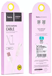 USB Кабель Hoco X1 Rapid Charging USB Type-C Cable White - мініатюра 7