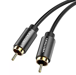 Аудио кабель Vention 2хRCA M/M 1 м cable black (VAB-R09-B100) - миниатюра 2