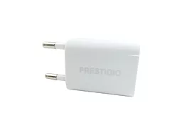 Сетевое зарядное устройство Prestigio DC Charger + micro USB (1.5A) White - миниатюра 3