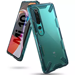 Чехол Ringke Fusion X Xiaomi Mi 10, Mi 10 Pro Turquoise Green (RCX4853)