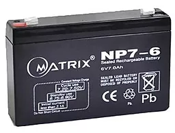 Аккумуляторная батарея Matrix 6V 7Ah (NP7-6)