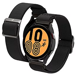 Сменный ремешок для умных часов Samsung Galaxy Watch 4/5/5 PRO 40/42/44/45/46 mm Black (AMP04040) - миниатюра 2