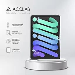 Защитное стекло ACCLAB Full Glue для Apple iPad mini 6 Black - миниатюра 4