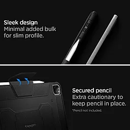 Чехол для планшета Spigen Rugged Armor Pro для Apple iPad Pro 11" (2021, 2020, 2018) Black (ACS01024) - миниатюра 4