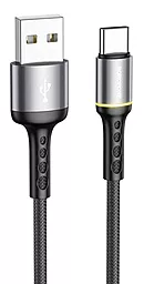 USB Кабель Borofone BU33 Color Ring 3A USB Type-C Cable Black