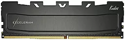 Оперативна пам'ять Exceleram 8GB DDR4 3200MHz Kudos Black (EKBLACK4083216A)