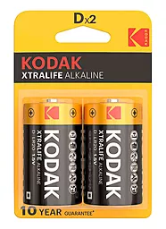 Батарейки Kodak D (LR20) XtraLife BLISTER CARD 2шт
