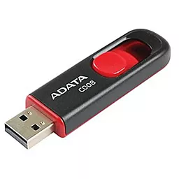 Флешка ADATA 4Gb C008 Black USB 2.0 (AC008-4G-RKD) - мініатюра 2