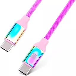 Кабель USB PD REAL-EL Premium 61W 3A USB Type-C - Type-C Cable Rainbow (EL123500053) - миниатюра 6