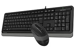 Комплект (клавиатура+мышка) A4Tech Fstyler проводной, Black+Grey, USB (F1010) - миниатюра 4