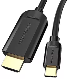 Видеокабель Vention USB Type-C Thunderbolt 3 - HDMI v1.4 4k 30hz 1.5m black (CGUBG) - миниатюра 5