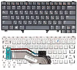 Клавиатура для ноутбука Dell Latitude E5420 E6220 E6320 E6420 E6430 E6620 с указателем  Black