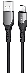 Кабель USB Hoco U80 Cool Silicone micro USB Cable Black