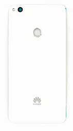 Задняя крышка корпуса Huawei P8 Lite 2017 / P9 Lite 2017 / Nova Lite 2016 / GR3 2017 / Honor 8 Lite со стеклом камеры, логотип "Huawei" Original White - миниатюра 2