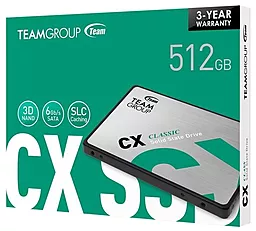 SSD Накопитель Team CX2 512 GB (T253X6512G0C101) - миниатюра 4