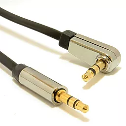 Аудио кабель Cablexpert AUX mini Jack 3.5mm M/M Cable 1 м black (CCAPB-444L-1M) - миниатюра 2