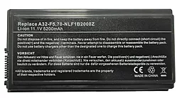 Аккумулятор для ноутбука Asus A32-F5 / 11.1V 5200mAh / Black