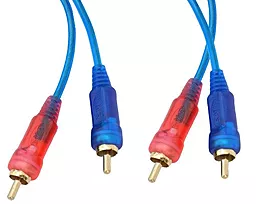 Аудіо кабель 1TOUCH 2xRCA M/M Cable 3 м blue