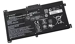 Аккумулятор для ноутбука HP BK03XL, HSTNN-LB7S / 11.55V 3400mAh / NB461493 PowerPlant Black