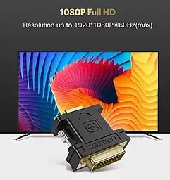 Видеокабель Ugreen DVI-I (24+5) - VGA 1080p 60hz black (20122) - миниатюра 6