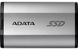 Накопичувач SSD ADATA SD810 500GB USB3.2 Gen2x2 Silver (SD810-500G-CSG)