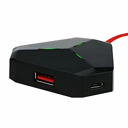 Мультипортовый USB-A хаб Remax RU-U3 2.1A 3 port Black - миниатюра 2