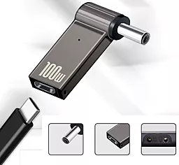 Переходник STLab USB Type-C на DC 3.5x1.35mm + PD Triger 20V - миниатюра 3