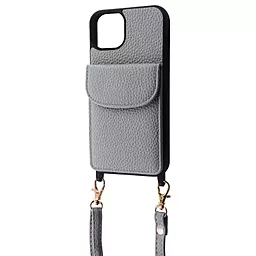 Чехол Wave Leather Pocket Case для Apple iPhone 13 Sierra Blue
