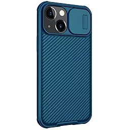 Чехол Nillkin  Camshield Leather для Apple iPhone 13 (6.1") Синий - миниатюра 4