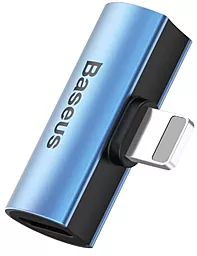 Аудіо-перехідник Baseus L46 Lightning Sound&Charge Adapter Blue (CAL46-03)