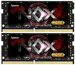 Оперативна пам'ять для ноутбука Apacer 32GB (2x16GB) SO-DIMM DDR4 2400MHz NOX Series (ES.32GAT.GEEK2)