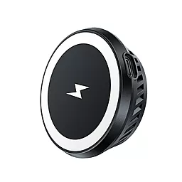 Беспроводное (индукционное) зарядное устройство AceFast E2 Cooling Wireless Charger Black (AFE2) - миниатюра 2