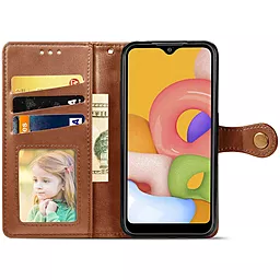 Чехол GETMAN Gallant (PU) для Xiaomi Redmi 12 4G Brown - миниатюра 3