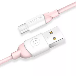 Кабель USB Usams Ice-cream micro USB Cable Pink (US-SJ247)