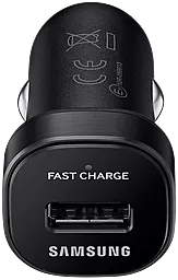Автомобильное зарядное устройство с быстрой зарядкой Samsung Fast Charge Mini + Type-C Cable Black (EP-LN930CBEGRU) - миниатюра 5