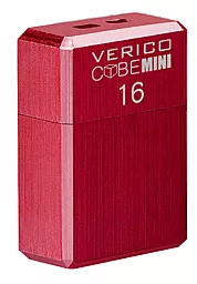 Флешка Verico USB 2.0 16Gb MiniCube (1MCOV-M7RDG3-NN) Red